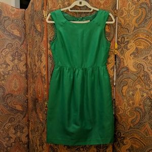 Green J.Crew Cocktail Dress